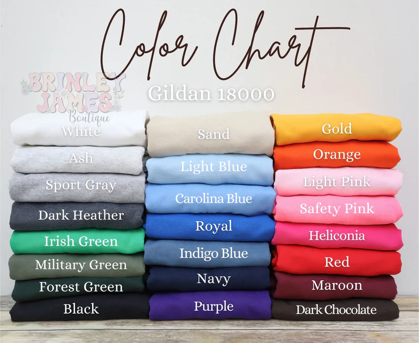 Spooky Stamps - Embroidered Sweatshirt