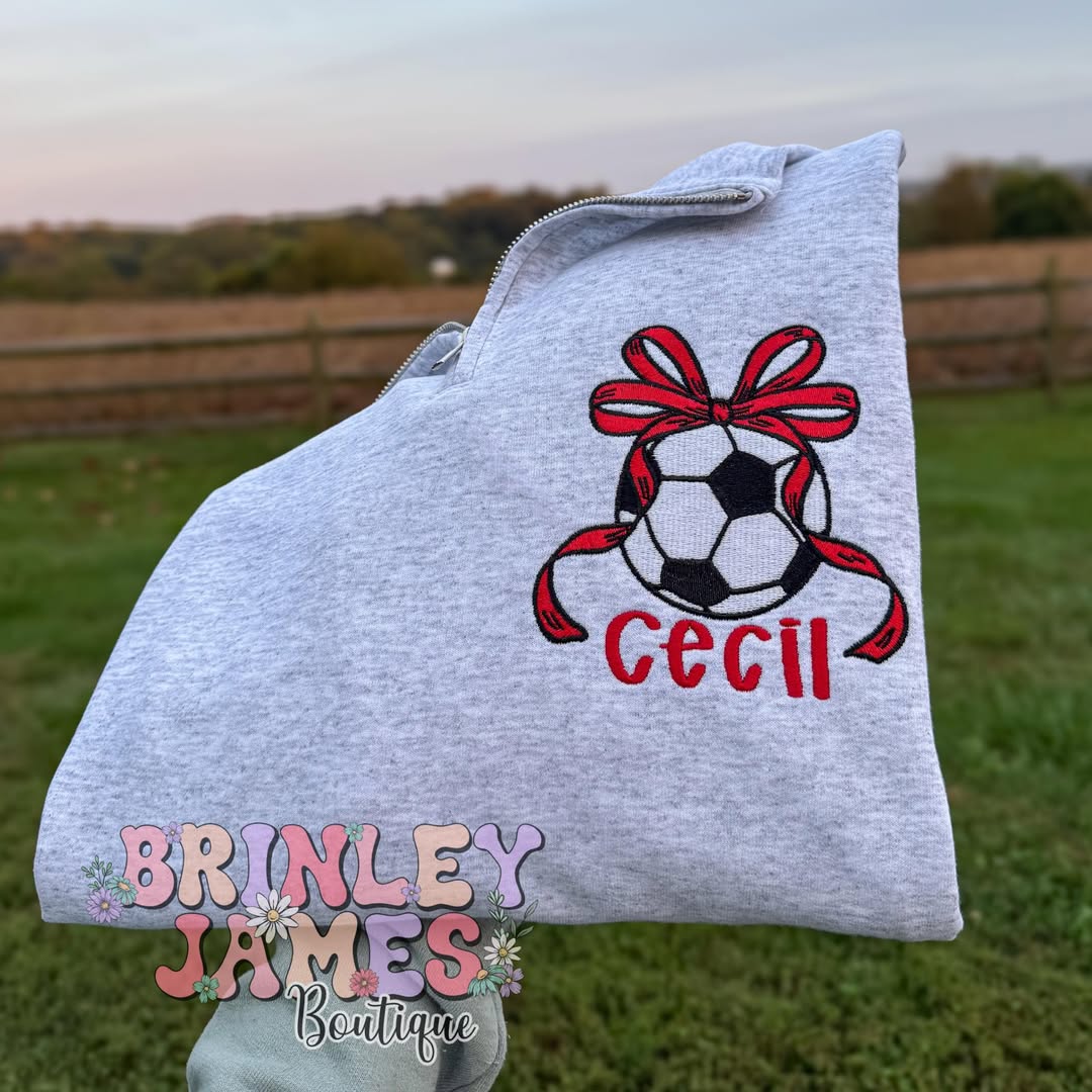 Custom Sport Bow Mascot - Embroidered