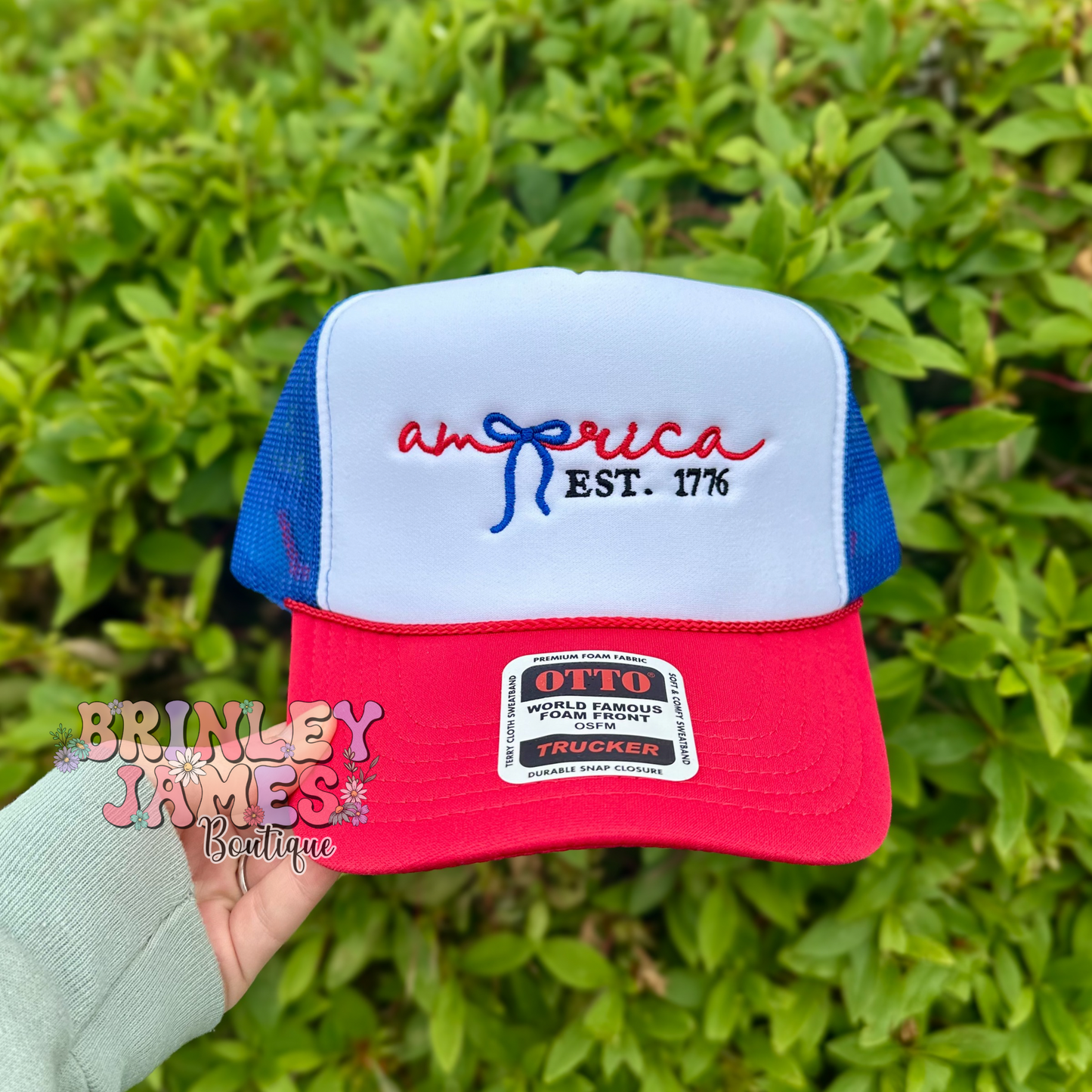 America - Embroidered Trucker Hat