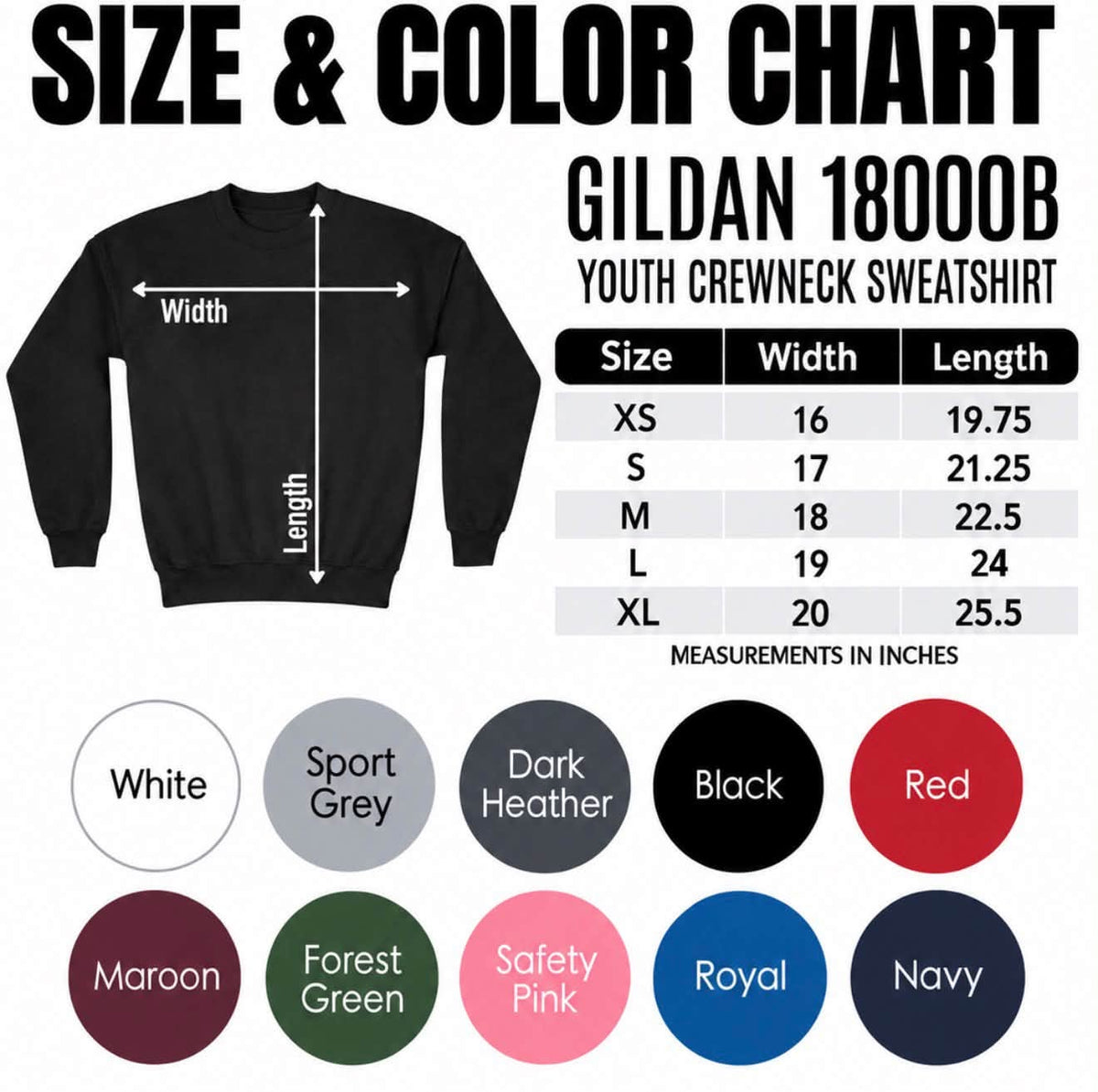 Personalized Christmas Youth Crewneck