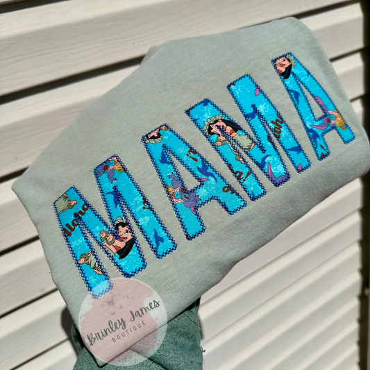 Mama - Stitch • Embroidered