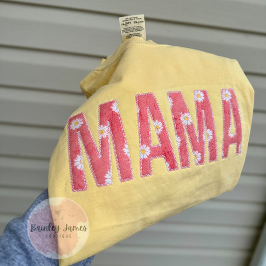 Mama - Floral • Embroidered