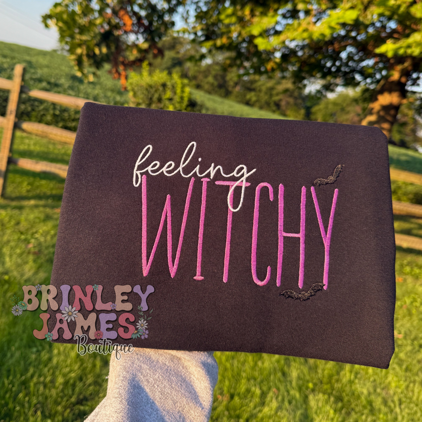 Feeling Witchy - Embroidered Sweatshirt