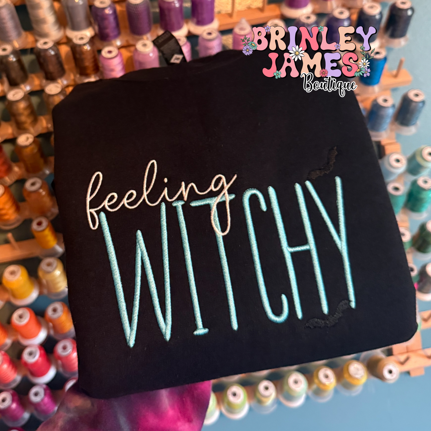 Feeling Witchy - Embroidered Sweatshirt
