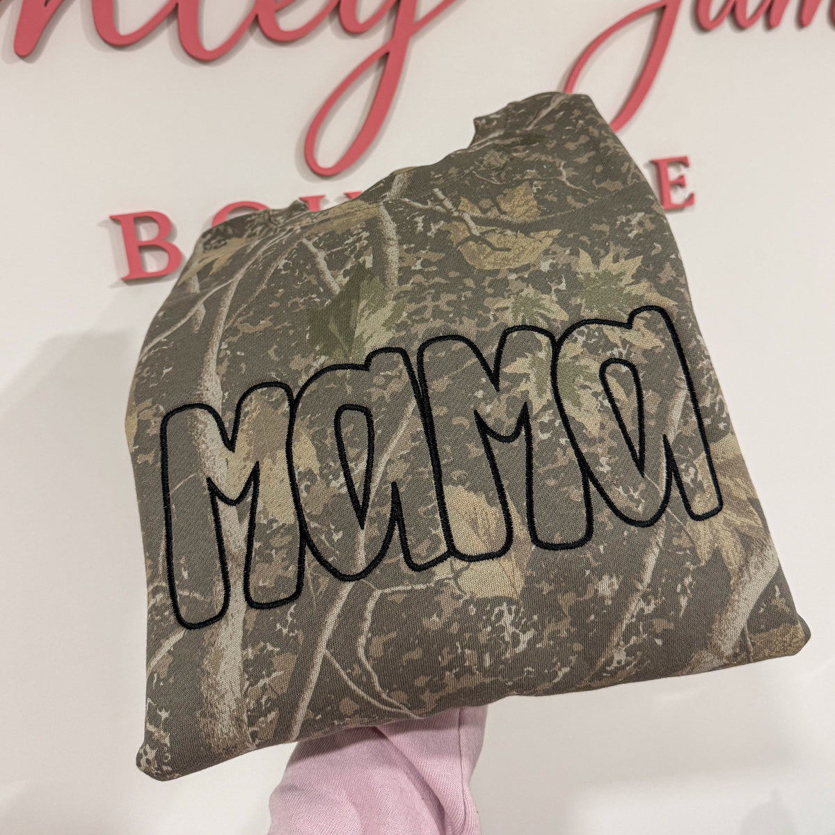 Mama - Camo Sweatshirt