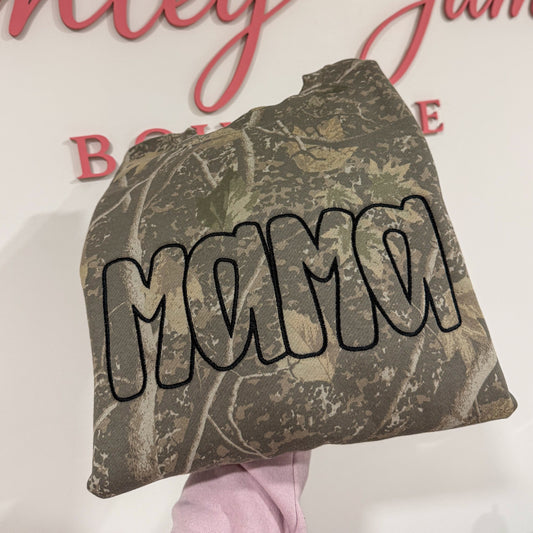 Mama - Camo Sweatshirt