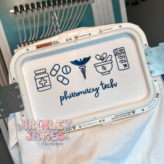 Pharmacy Tech - Embroidered Sweatshirt