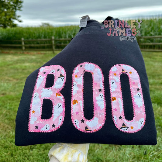 BOO - Embroidered Sweatshirt
