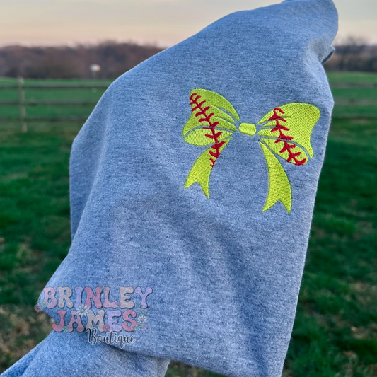 Softball Bow Tee