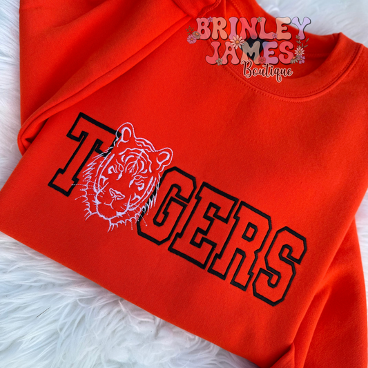Tigers - Embroidered Sweatshirt
