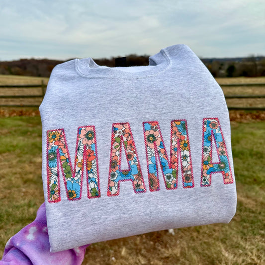 Floral Personalized Crewneck