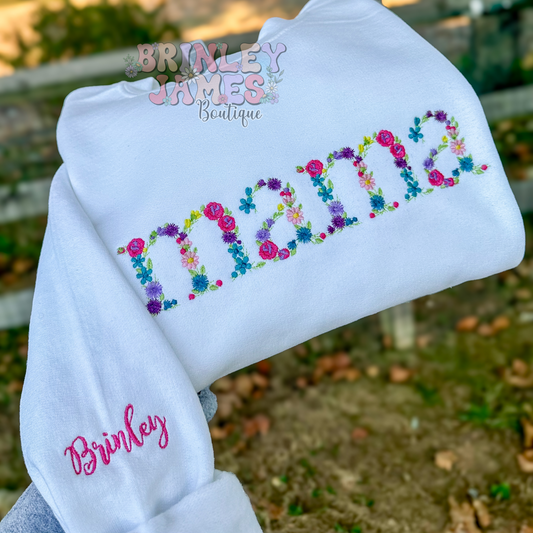 Floral Mama Crewneck