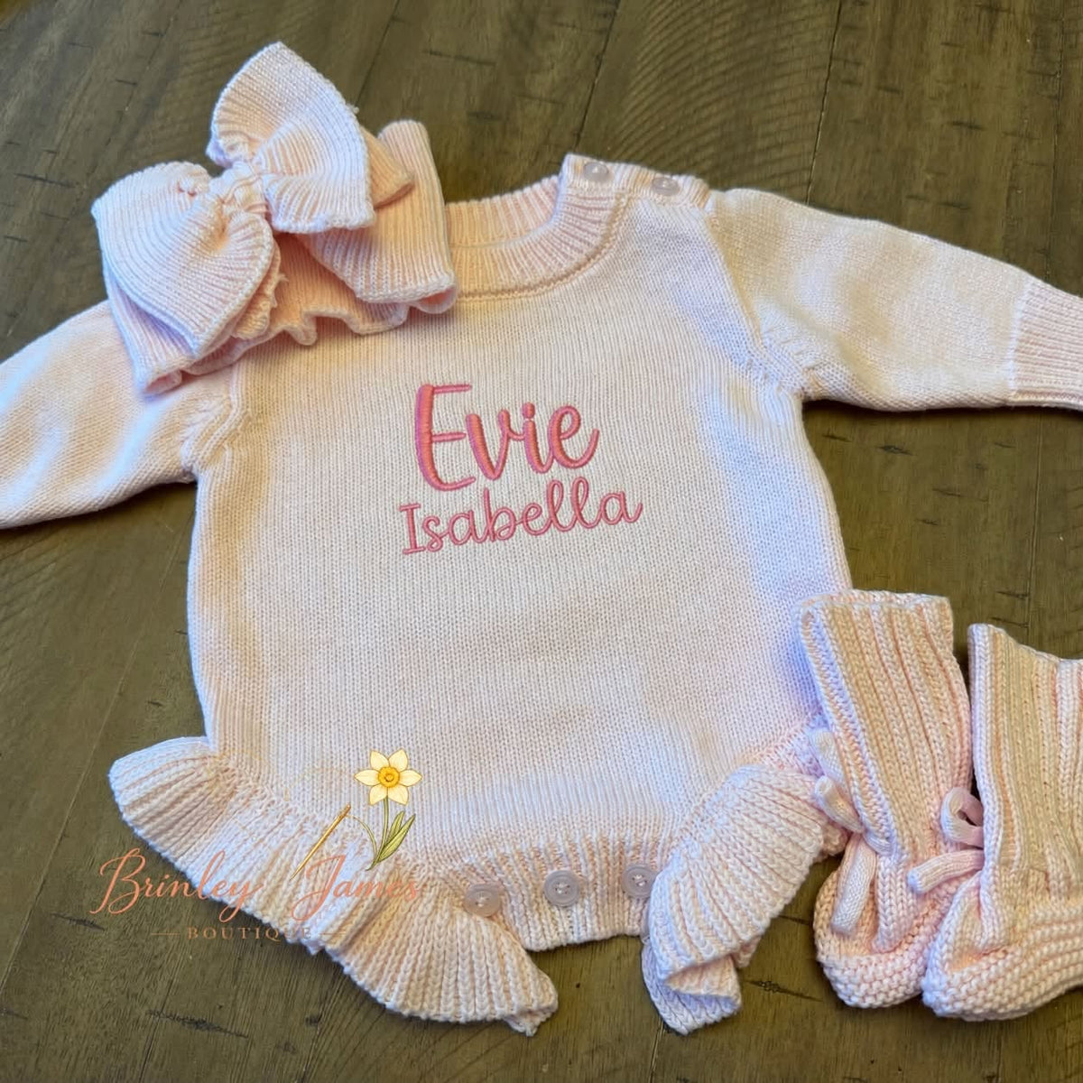 Infant Personalized Romper
