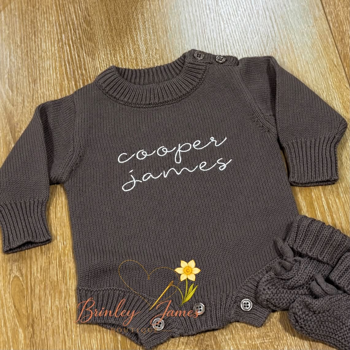 Infant Personalized Romper