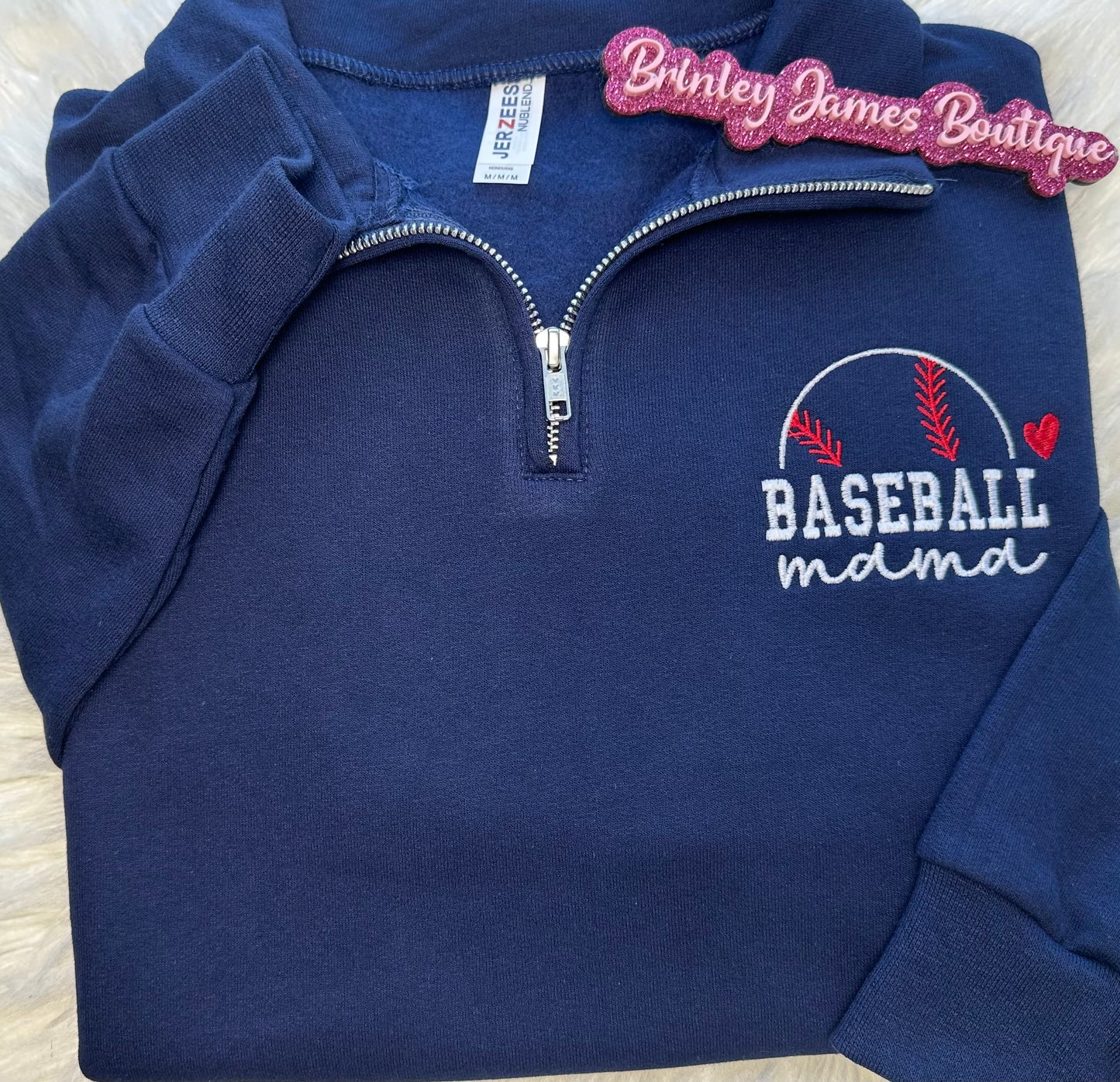 Baseball Mama - Quarter Zip