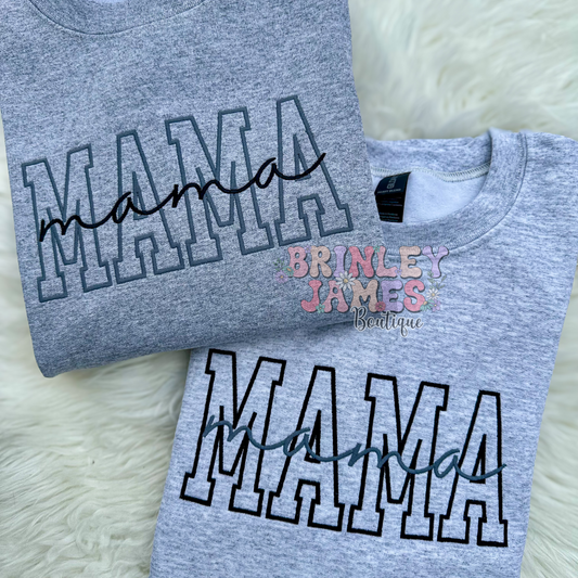 MAMA -  Embroidered Sweatshirt