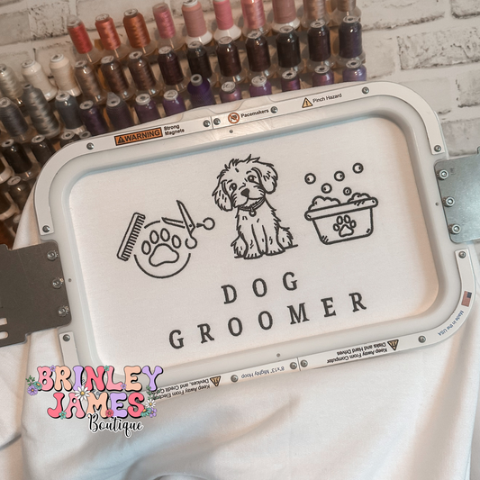 Dog Groomer - Embroidered Sweatshirt