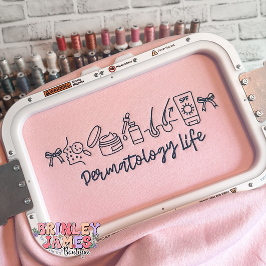 Dermatology Life - Embroidered Sweatshirt