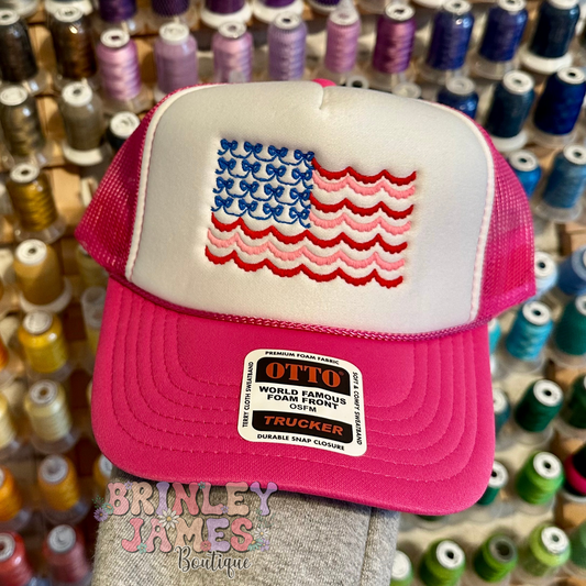 Flag  - Embroidered Trucker Hat