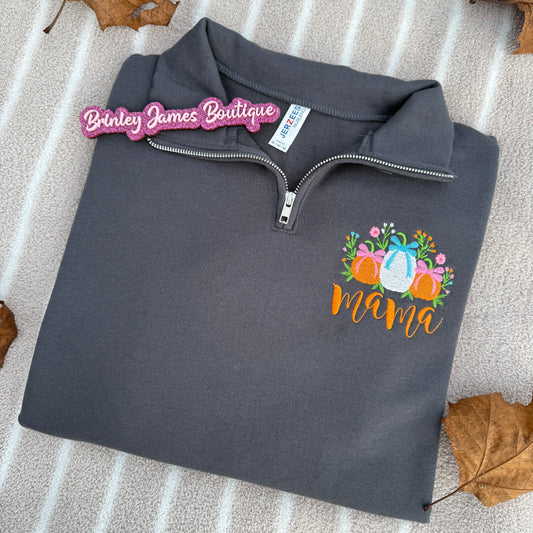 Personalized Fall - Embroidered Quarter Zip