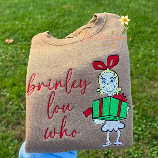 Personalized Christmas Youth Crewneck
