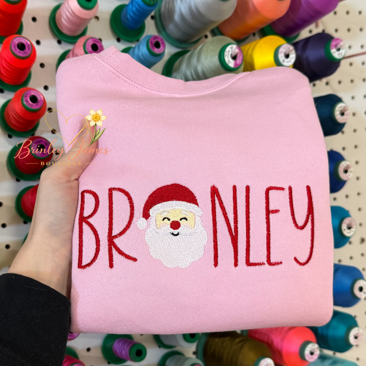 Personalized Santa Toddler Crewneck