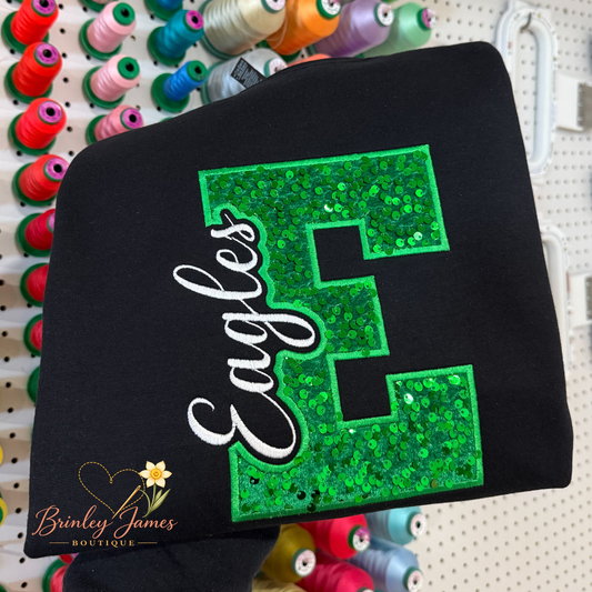 Eagles Sequins - Crewneck