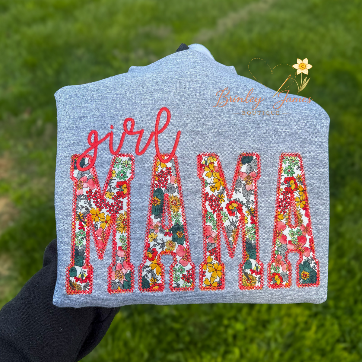 Floral Girl Mama Sweatshirt