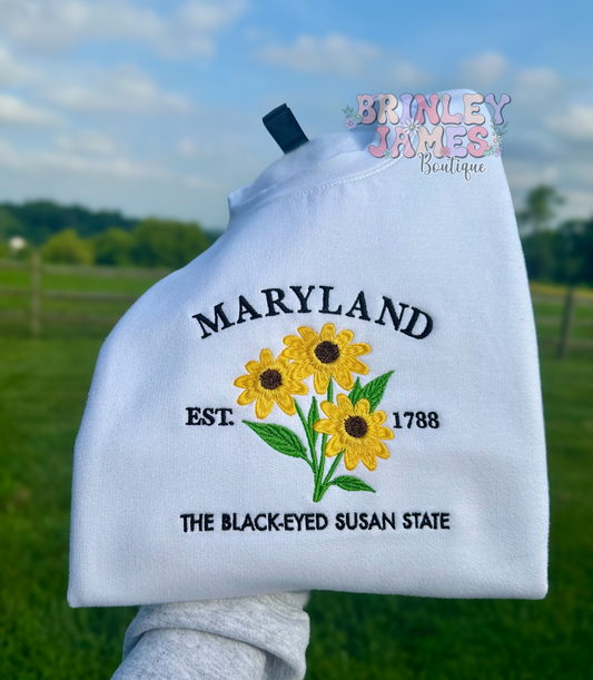 Maryland - Embroidered Sweatshirt