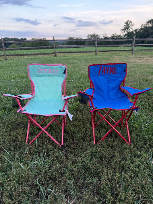 Personalized Embroidered Toddler | Kids Lawn Chair